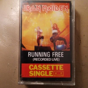 Iron Maiden Running Free Live Cassette Single - Picture 1 of 5
