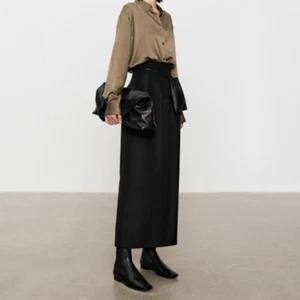 Gonna donna THE ROW primavera stile classico vita larga dritta lunga casual - Foto 1 di 15