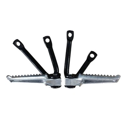 2Pcs Foot Pedals Foot Pegs Universal Folding Footrests Durable Rear Pedals↔ - Image 1 of 4