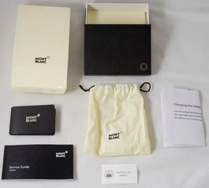 Mont Blanc CAJA VACÍA para 107685 Meisterstuck Leather Goods Llavero Guía LOC - Imagen 1 de 3