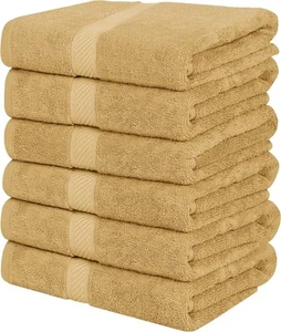Utopia Towels [6 Pack Bath Towel Set, 100% Ring Spun Cotton (24 x 48 Inches) - Picture 1 of 7