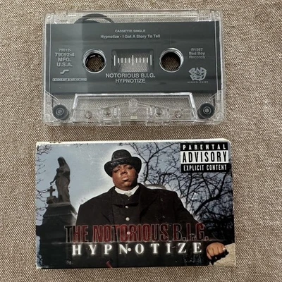 The Notorious B.I.G. Cassette Single Hypnotize 1997 Hip Hop Rap Bad Boy USA - Image 1 of 4