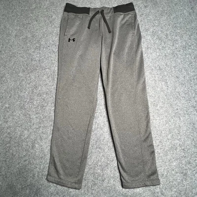Under Armour Kids Youth Girls Armour Fleece Sweatpants Gray Size L - Image 1 of 4