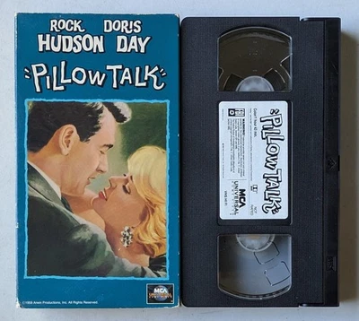 Pillow Talk 1959 MCA Universal VHS Cassette Tape Rock Hudson Doris Day Romance - Image 1 of 3