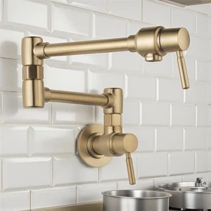 BRIZO Euro 4 GPM Linear Wandmontage Einloch Topffüller 62820LF-GL - Bild 1 von 5