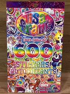 fb LISA FRANK - Stickerbuch 600 Sticker & 5 Stickerbögen - Bild 1 von 4