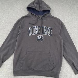 Notre Dame Fighting Irish Hoodie Erwachsene Large grau Sweatshirt Vintage Y2K 2000er - Bild 1 von 8