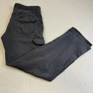 Lee Extreme Comfort Cargo Pants Mens 33x32 Blue Utility MVP Straight Workwear - Picture 1 of 11