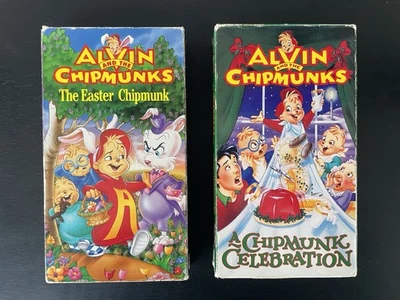 Alvin & The Chipmunks A Chipmunk Celebration Thanksgiving Easter Chipmunk VHS - Image 1 of 4