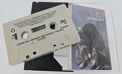 Stevie Ray Vaughan And Double Trouble In Step Cassette Tape 1989 - Image 1 of 4