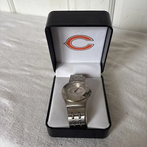 Chicago Bears NFLTeam Logo Men's Stainless-Steel Silver Watch - Picture 1 of 3