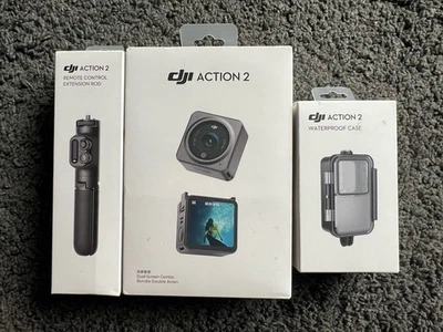 DJI Action 2 Grey Dual-Screen Combo 4K Camera NEW SEALED, W/ New Case & Remote! - Image 1 of 2