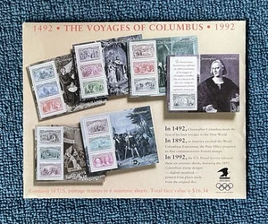 Scott 2624-29, 1c-$5 Colombian Expo Souvenir Sheets, Set of 6 w/ Envelope, MNH - Picture 1 of 5