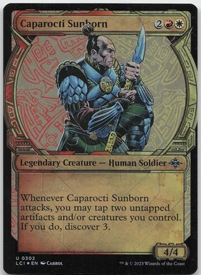 Caparocti Sunborn (Showcase) FOIL Uncommon The Lost Caverns of Ixalan LP MTG - Image 1 of 2