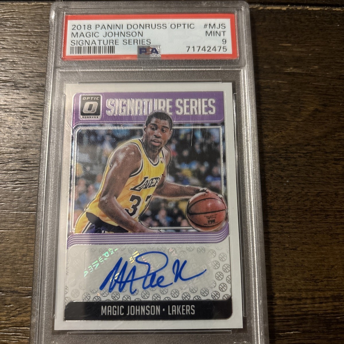 スポーツ選手 Panini Magic Johnson auto /35 スポーツ選手 Panini