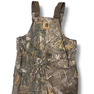 Redhead Silent-Hide Youth Size XL Strata Camo Camouflage Insulated Bib Overalls - Picture 1 of 16