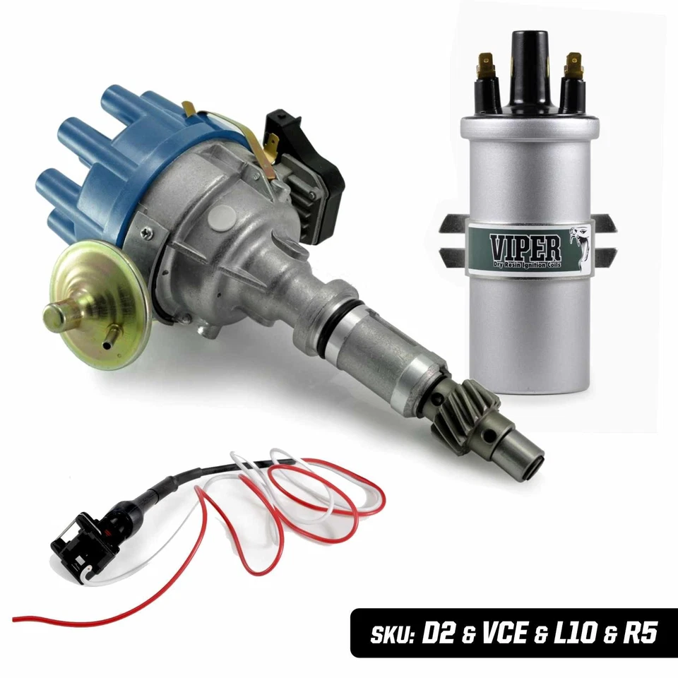 Rover V8 35D Distributor and Viper dry high energy ignition coil 3.5 3.9 4.2 - Image 1 of 4
