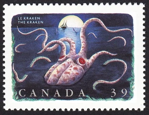 KRAKEN * FOLKLORE Canada 1990 #1290 MNH - Picture 1 of 1