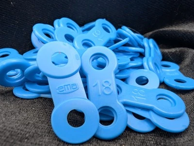 (x50) AUTHENTIC Myerson EMA Elastic Straps Anti-Snoring 18mm Blue Firm Apnea