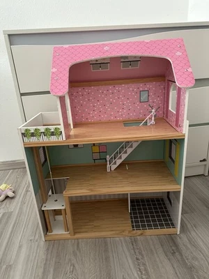 Holzspielzeug Puppenhaus - Bild 1 von 4