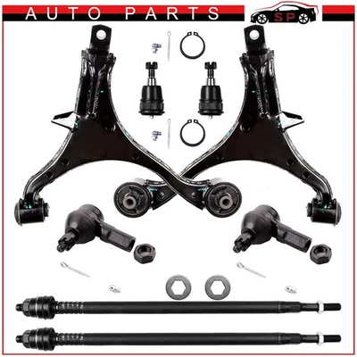 Front Lower Control Arm And Ball Joint Tie Rod End For 2002 03-2006 Honda CR-V - Image 1 of 4