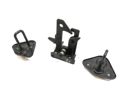 2011 MERCEDES GLK350 X204 HOOD SAFETY CATCH HOOK LATCH w/ RELEASE LEVER & HOOKS - Image 1 of 4