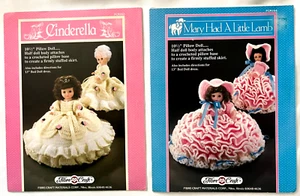 Crochet Patterns Mary Had a Little Lamb & Cinderella Pillow Bed Music Box Doll - Picture 1 of 2