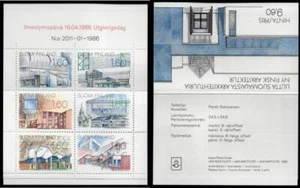 FINLAND MNH 1986 Modern Architecture Booklet - Picture 1 of 1