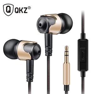 Super Bass High-End In Ear Kopfhörer QKZ DM4 Gold Ohrhörer, austauschbare Kabel - Bild 1 von 11