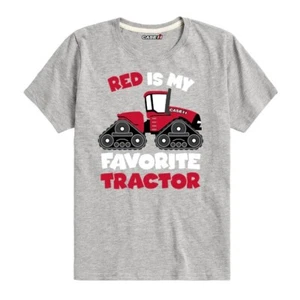 T-shirt manica corta bambino Case IH 'Red is my Favorite Tractor' - Foto 1 di 1