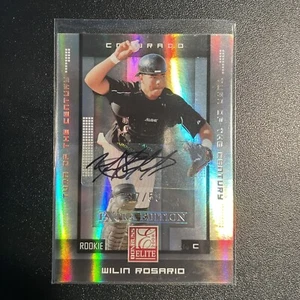 2008 Donruss Elite Extra Edition Turn the Century /50 Wilin Rosario #168 Auto B4 - Picture 1 of 1