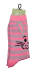 Rabbit Socks Bright Pink Fun Adult Socks Easter Bunny Novelty Dress Up