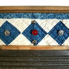 Antique Howard Woodenware Washboard Quilt Button Home Decor 24 x 12 1/2" x 2" *
