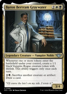 x1 Baron Bertram Graywater OTJ MTG 195 POCO COMÚN M/NM 1x - Imagen 1 de 1