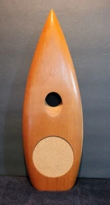 MCM Weinflaschenhalter mit integriertem Untersetzer Kirschholz Danish Modern  - Bild 1 von 7