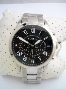 FOSSIL MENS GRANT CHRONOGRAPH WATCH FS4736 STAINLESS STEEL BRACELET QUARTZ - Picture 1 of 9