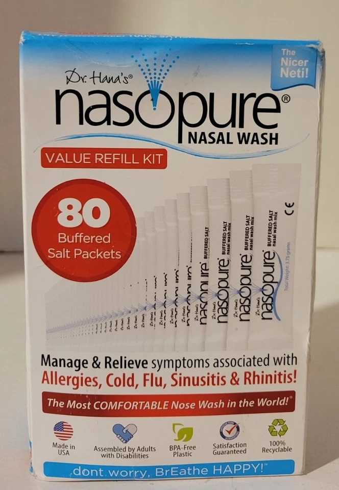 Lavado nasal, kit de recarga Value, 80 unidades Foto 1 de 1