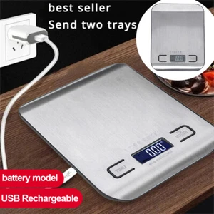 10kg USB Digital Kitchen Scales LCD Food Weight Balance Postal Electronic Scale - Picture 1 of 20
