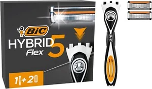 BIC Hybrid 5 Flex Rasierer Herren, Nassrasierer mit 2 Wechselklingen je... - Bild 1 von 3