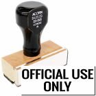 Large Official Use Only Rubber Business Office Stamp Size 7/8
