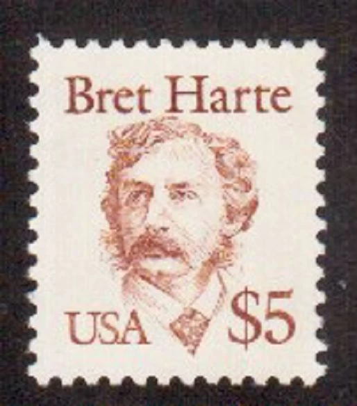 Scott #2196....$5.00...Bret Harte  - Image 1 of 1