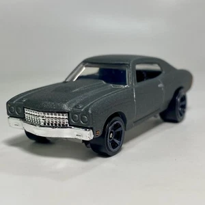 2023 Hot Wheels Fast & Furious '70 Chevelle SS Matte Grey 1:64 Diorama Model Car - Picture 1 of 12