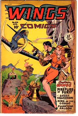 Wings Comics # 104 (VG 4.0) 1949.  GGA - Image 1 of 4