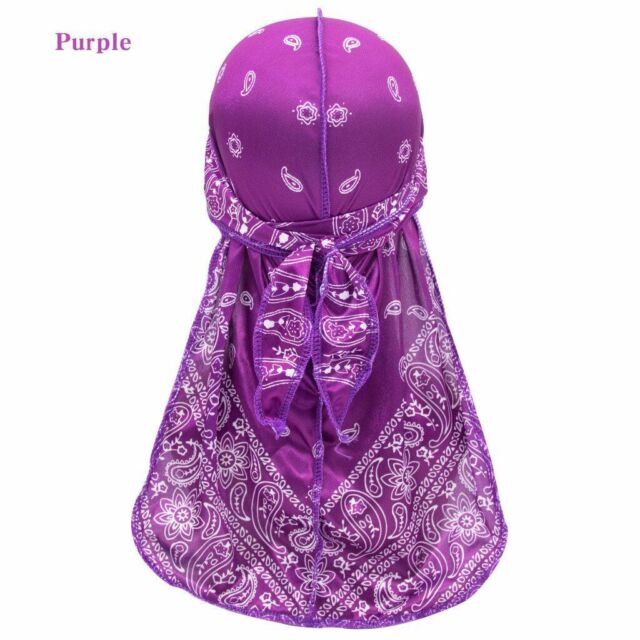 Kit 3 Bandana Lenço Durag Preta Vermelha E Branca - R$ 25,58