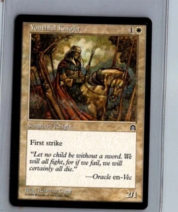 Magic The Gathering Stronghold Edition Youthful Knight LP Común Magic The Gathering - Imagen 1 de 2