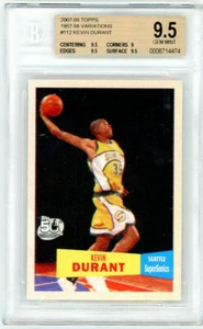 2007 Topps 1957-58 Variations Kevin Durant #112 Rookie RC - BGS 9.5 Gem Mint - Bild 1 von 2