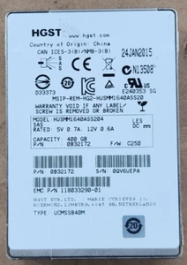 HGST HUSMM1640ASS204 400 GB 12 Gb/s 2,5"" unità SSD a stato solido SAS - Foto 1 di 2