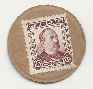 Spain España 25 Centimos ND 1938 Pick 96I Unc Banknote, Uncirculated - Picture 1 of 2