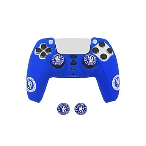 Pro Gamer Controller Skin Chelsea with Thumb Caps, PS5 Controller Cover - 3pcs - Picture 1 of 10