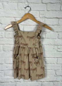 KATE QUINN Girls Donkey Print Dress Size 5 years - Picture 1 of 3